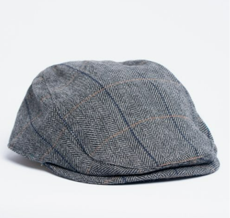 Cavani Albert Grey Tweed Look Slim Fit Jacket-8